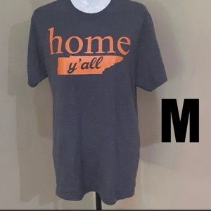 Tennessee home y’all gray medium shirt
